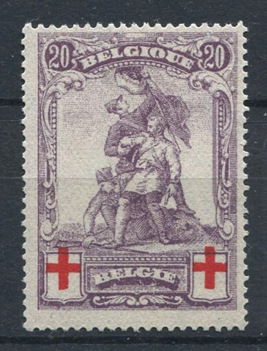 Belgique 1914 Mi. 106 Neuf ** 100% 20 C, Croix-Rouge