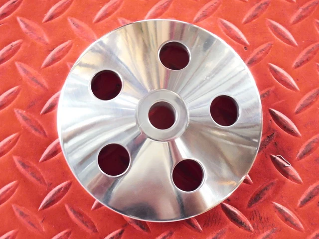Power Steering Pulley Aluminum 1 Groove Early Gm With Keyway Saginaw Pumps New !