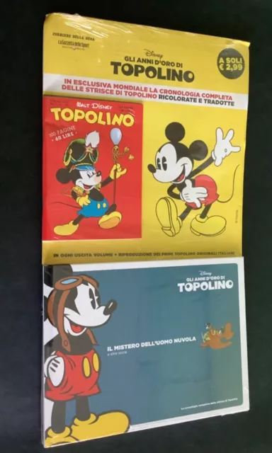 GLI ANNI D’ORO DI TOPOLINO nr. 1 - DISNEY - SIGILLATO con NUMERO 1 di TOPOLINO
