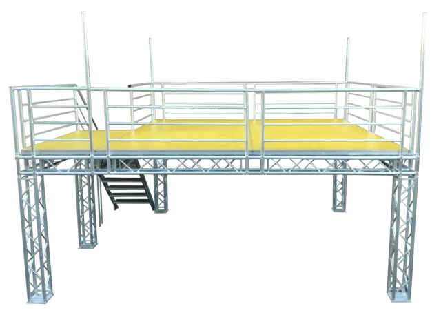 New Lightweight Aluminum Double Deck Trade Show Booth Exhibit