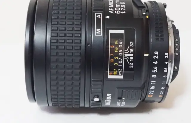 [MINT] Nikon AF Micro Nikkor 60mm F2.8 D Macro Prime Lens From Japan