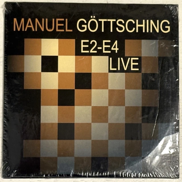 MANUEL GOTTSCHING E2-E4 LIVE CD Factory Sealed 2005 MG ART 303 EUR