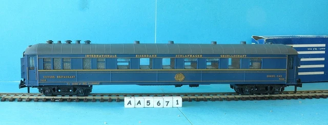 Voiture Restaurant Hornby HO 7390 CIWL SNCF Wagon-lits Aménagé