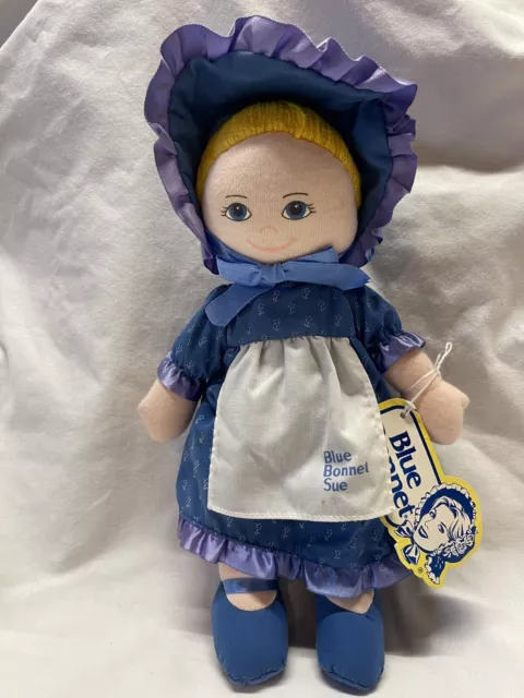 Nabisco Dakin Blue Bonnet Sue Margarine Cloth Advertising Doll VINTAGE W/TAG