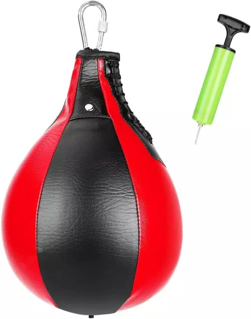 PU Leather Speedball Boxing Punch Bag Punching Training MMA Speed Ball Exercise