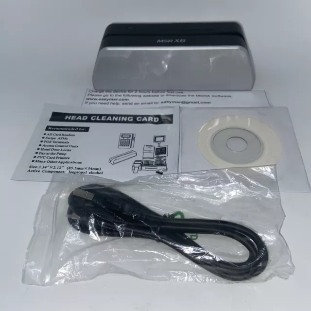 DEFTUN MSR X6 Bluetooth Magstripe Credit Card Reader***FAST FREE SHIP***READ***
