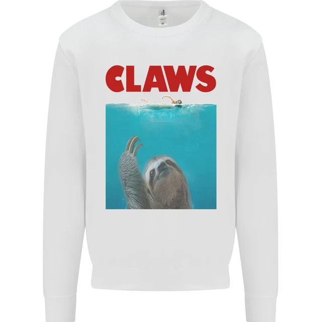 Claws Funny Sloth Parody Mens Sweatshirt Jumper