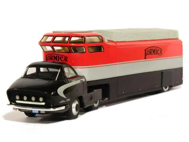 Camion Berliet TLB 19 "Le Bastard" Formica - Modèle Réduit 1:43 Perfex Ref 206 - Rouge 1961