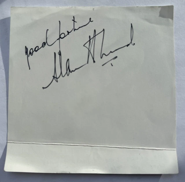 Alan  Howard  -  British   Actor   -  Autograph
