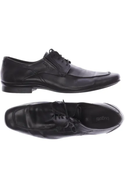 Bugatti scarpe basse uomo slipper scarpe robuste taglia EU 46 pelle nera #ldcsv7q