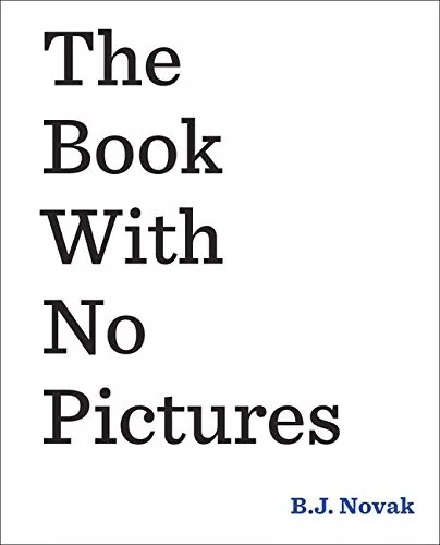 The Book With No Pictures by Novak, B. J. Book The Cheap Fast Free Post