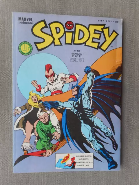 Spidey 93 Édition Lug 1987 En Bon État