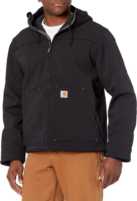 Carhartt Men's Super Dux Relaxed Fit Sherpa-Lined Active Jacket Small Black