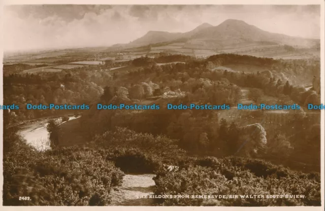 R031201 The Eildons from Bemersyde Sir Walter Scotts View. A. R. Edwards