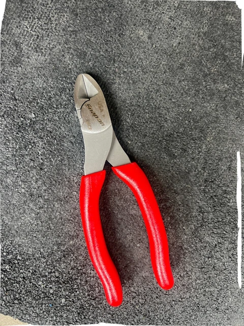 For SNAP ON TOOLS 6" Diagonal Cutters Red USA 86CF New For SNAP ON TOOLS 6" Diagonal Cutters Red USA 86CF New