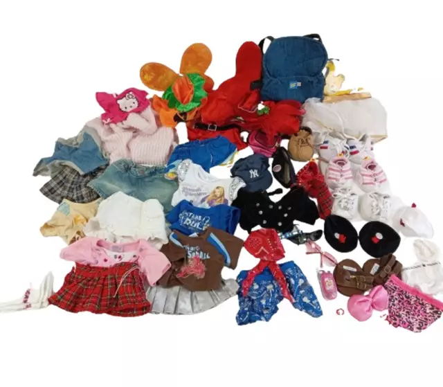 Bundle Build A Bear Workshop Clothes Shoes Accessories Mixed Large Job Lot