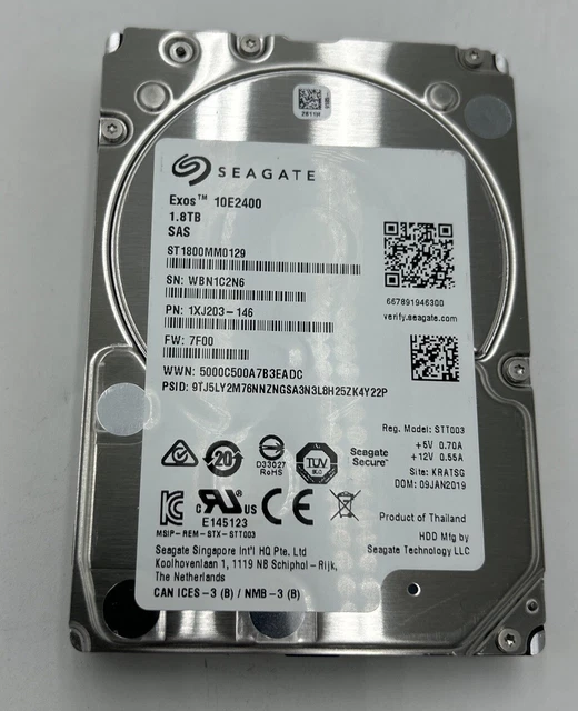 HDD Seagate Exos 10E2400 1.2TB 512e/4Kn SAS | Máy Chủ Hà Nội - Foto 5
