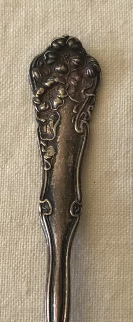 Silverplate Flatware Wm Rogers BERWICK Diana Pat. 1904 6" teaspoon
