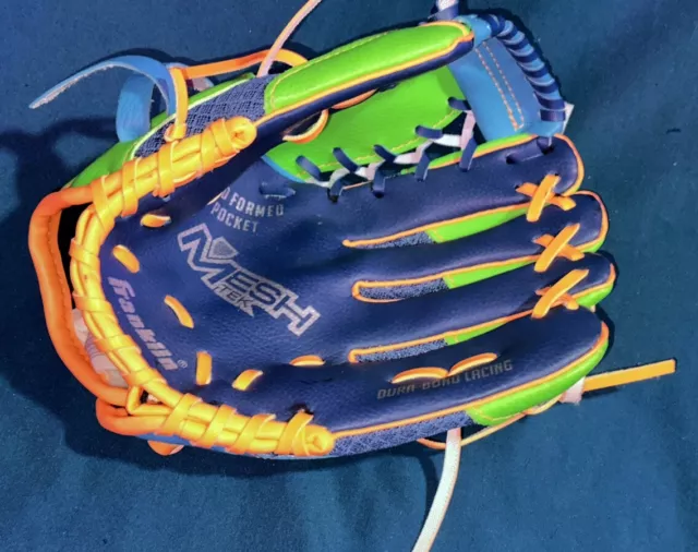 Franklin Sports Kids Baseball Glove + Ball Sets - Meshtek Youth Teeball Gloves 2