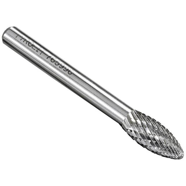 1 St. Tyrolit Premium Hartmetallfräser765996 für Stahl,VA+Gusseisen/ 8x19-6x65 /
