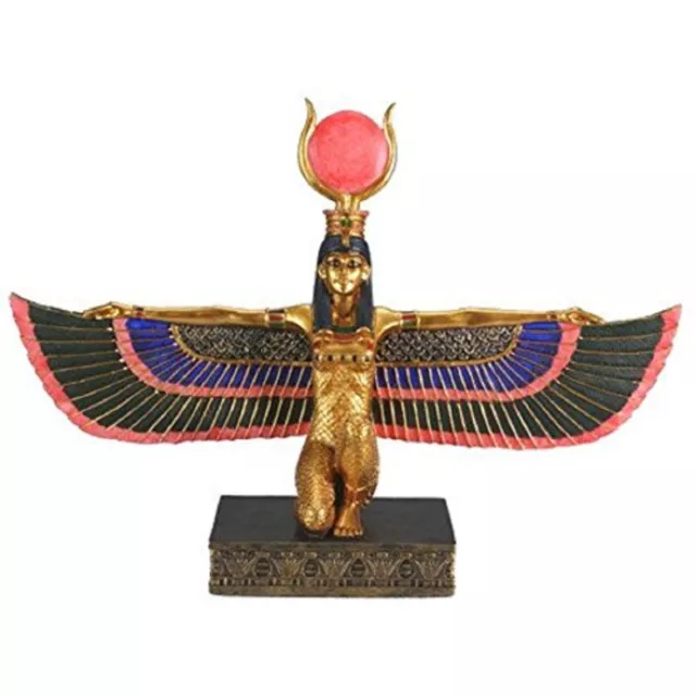 Ancient Egyptian Deity Isis with Open Wings Figurine Egypt God Decoration New