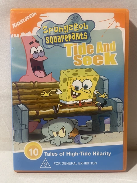 SPONGEBOB SQUAREPANTS - Tide And Seek (DVD, 2003) PAL Region 4 $10.99 ...