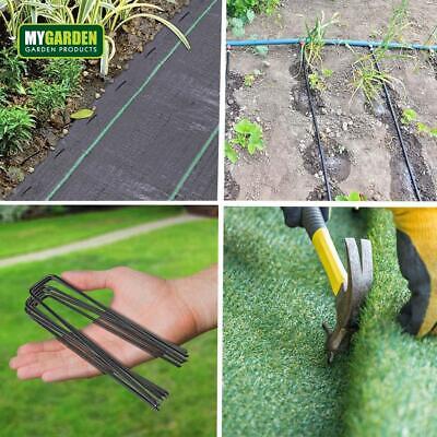 Heavy duty galvanised steel weed mat pins garden weed artificial turf tent pegs