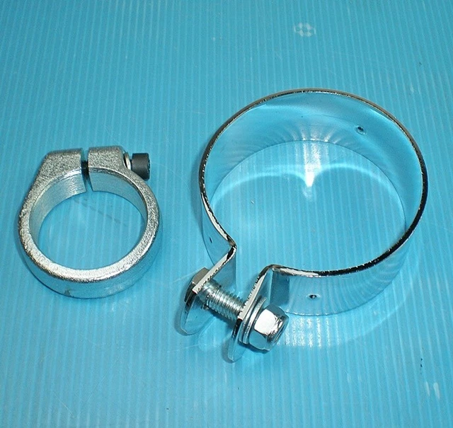 KS C GTS 50 Krümmerschelle 38mm + Auspuffschelle 70mm passend für Zündapp HQ NEU