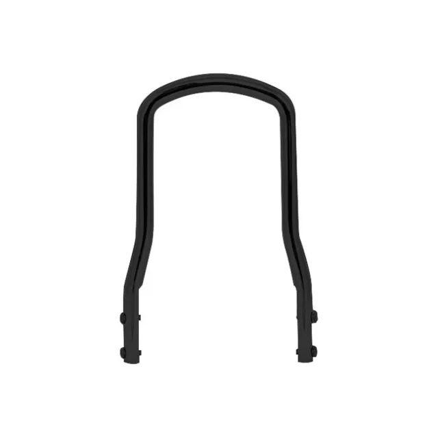 Sissy BAR Rond 10 " Élevé, Noir, pour Harley - Davidson Softail, Dyna, Sportster