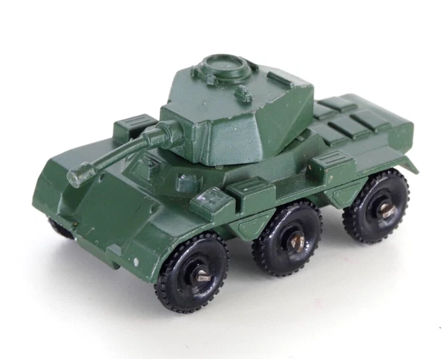 MATCHBOX SALADIN ARMOURED Car 6x6 Toy Military Vehicle Collectible