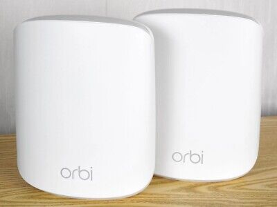 NETGEAR Orbi Mesh Dual-Band Wi-Fi 6 Home System - White (2-Pack) (RBK352)