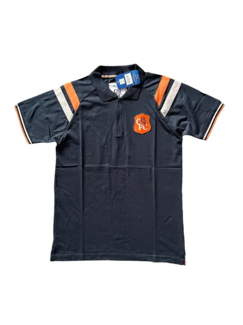 Chelsea Football Polo Shirt Men's Cut And Sew Polo Shirt - New