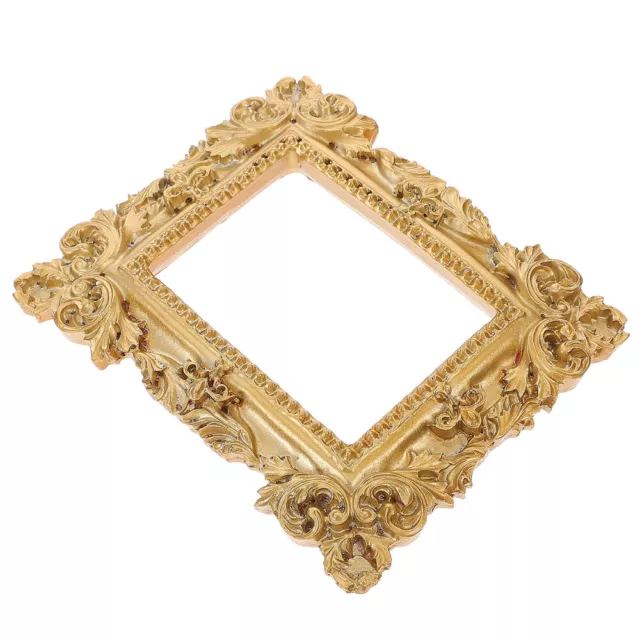 Cornice in resina oro mini cornice fotografica desktop ornamento display gioielli