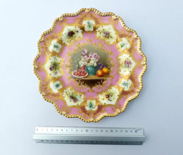 Royal Worcester Maple London Gold Decorative plate