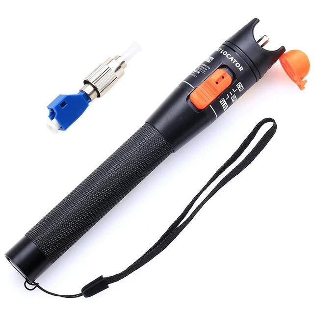 Localizzatore guasti visivi fibra 10 MW, VFL tester cavo fibra ottica penna luce rossa O5T1
