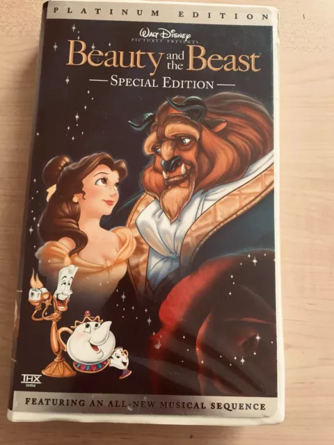 Beauty And The Beast Black Platinum Edition Special Edition VHS