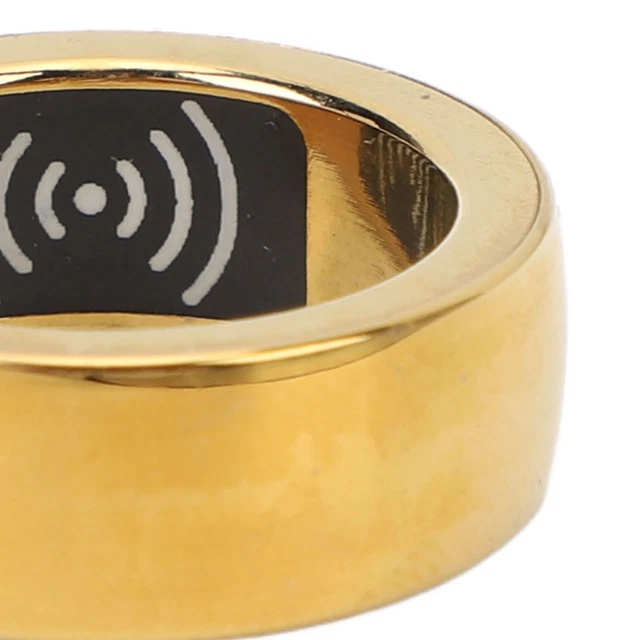Tonysa Anello Smart Per La Salute | Monitor Sonno, Temperatura, Contapassi | NFC E Controllo Fotocamera | IP68, Alluminio