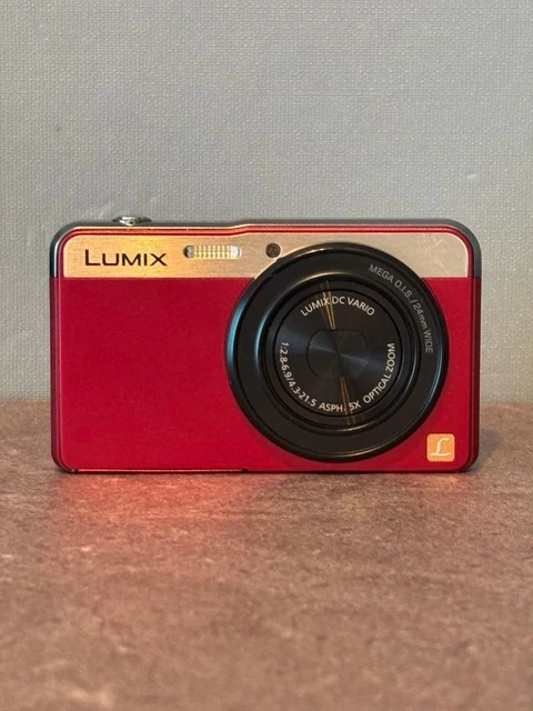 PANASONIC LUMIX DMC-XS3 Red Compact Digital Camera [No English