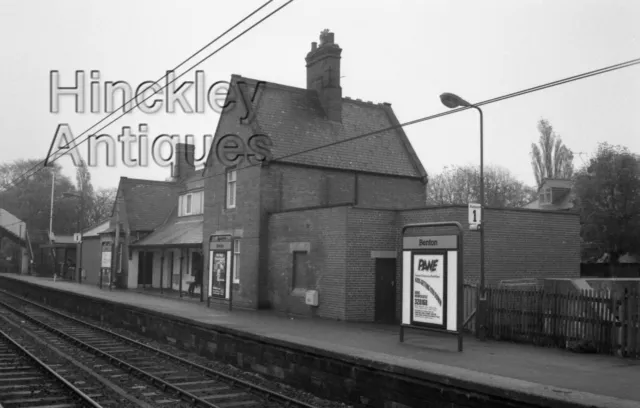 2 x 35mm Negative Scene View Tyne & Wear Metro Benton Overground Station 1982