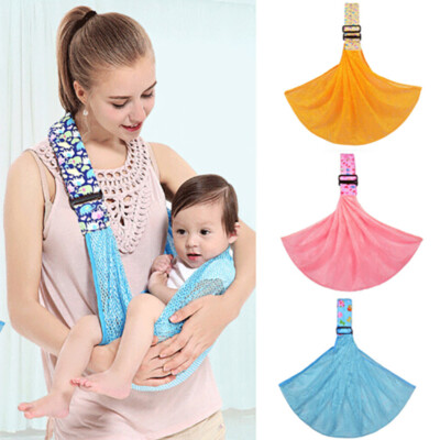NewbornBaby Sling Carrier Ring Wrap Breathable Soft Nursing Pouch Front  InfF-xd 