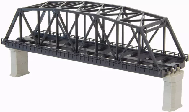 ROKUHAN Z Gauge R094 Double track truss iron bridge (black) 1 piece