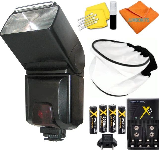 Nikon D800 D5300 D5200 D3100 D3000 D3200 Speedlite Swivel Bounce Zoom Ttl Flash