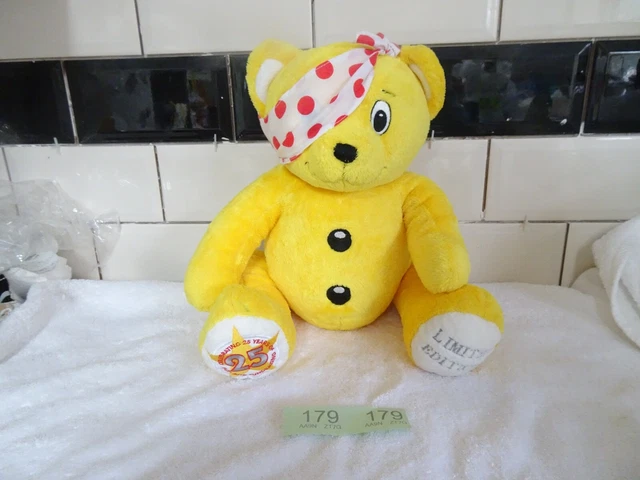 PUDSEY TEDDY BEAR Factory 25th Anniversary BBC Children In Need Limited - Where Can I Buy A Pudsey Bear Teddy