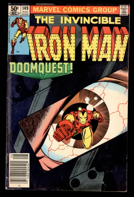 MARVEL Comics Invincible IRON MAN #149 * Ungraded comic details scanned