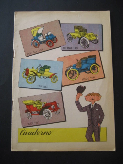 Capteurauto Pour Epoca. Ancien Cahier Scolaire Années 60
