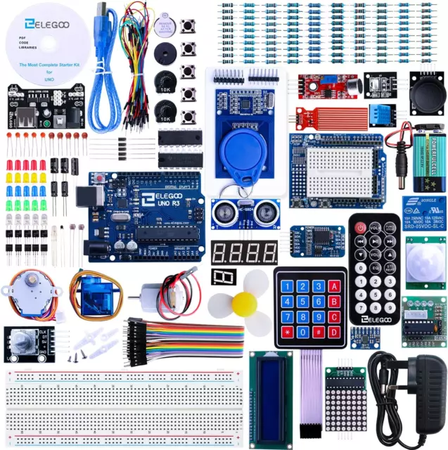 ELEGOO UNO R3 Project The Most Complete Ultimate Starter Kit Compatible with IDE