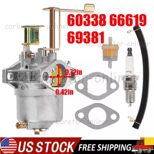 Carburetor for Generac G1000M 900 1000 Watts Generator