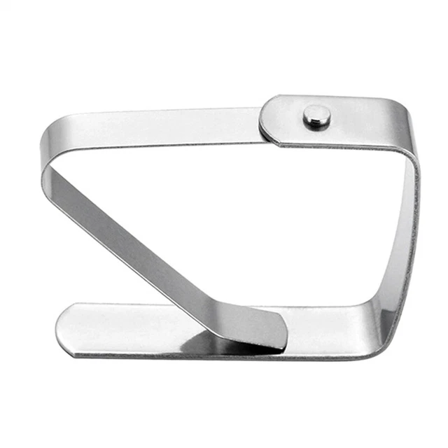 4pcs Stainless Steel Anti-slip Tablecloth Clamps ZM