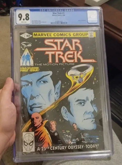Star Trek #1 Cgc 9.8 White Pages Marvel Comics NM/MT Movie 1980 Key 1st Issue WP