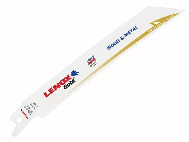 LENOX - Hojas de sierra sable para corte de metal 610GR Gold® 150 mm 10 TPI (5)